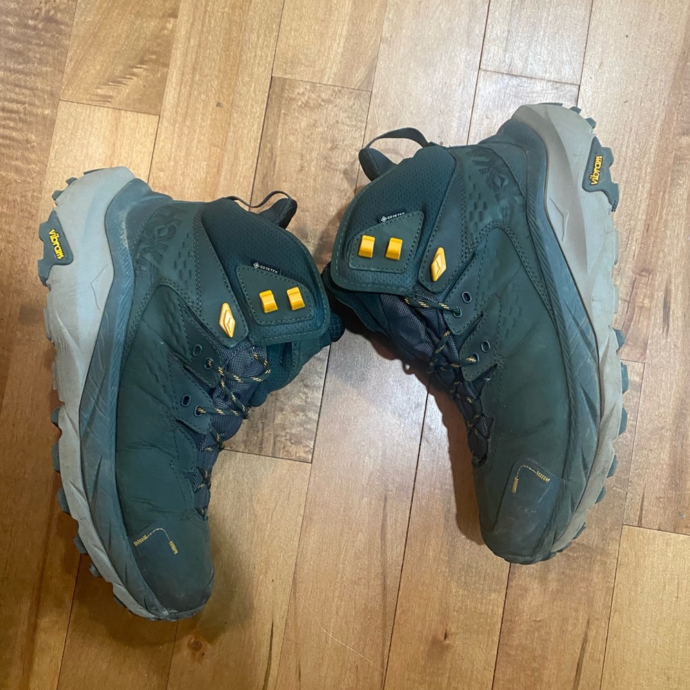 Hoka Kaha 2 have been worn one time hiking and about 20 miles on them.